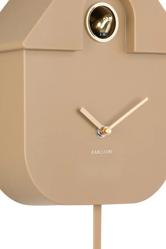 Salon i sypialnia Karlsson zegar 21,5 x 41 x 8,5 cm KA6094BR beżowy