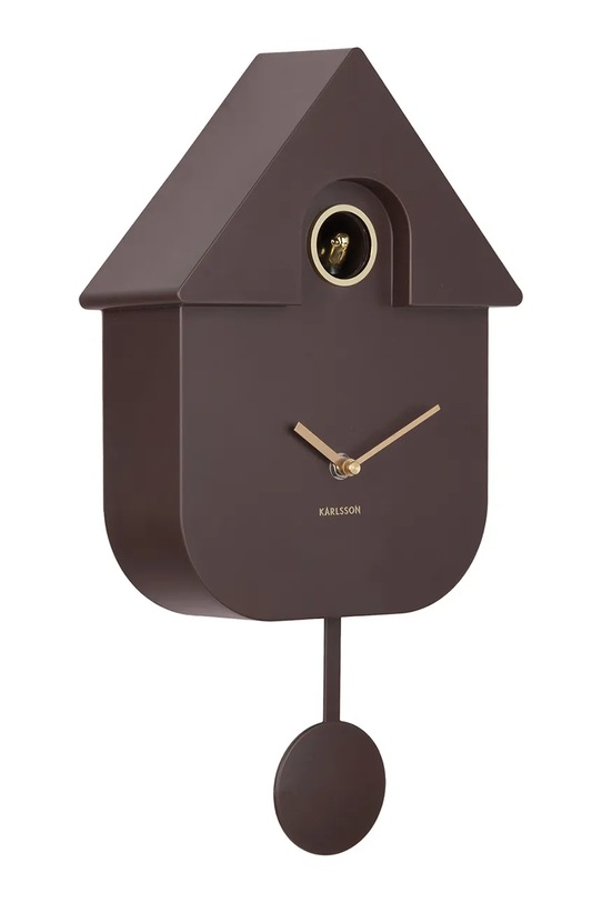 Karlsson zegar z kukułką Modern Cuckoo 21,5 x 41 x 8,5 cm KA6094DB brązowy AA00