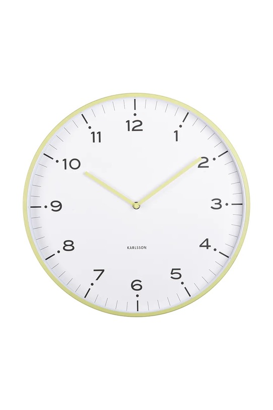 Karlsson zegar ścienny Circus Rings 40 cm zielony KA6011GR