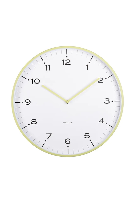 Karlsson zegar ścienny Circus Rings 40 cm zielony KA6011GR