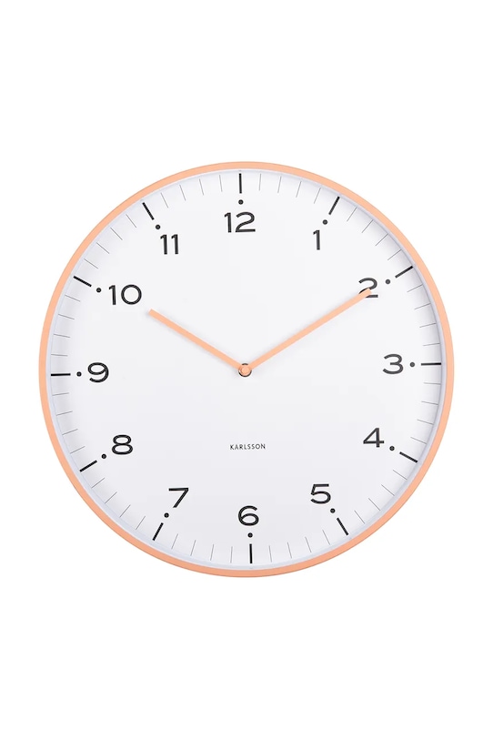 Karlsson zegar ścienny Circus Rings 40 cm pomarańczowy KA6011OR