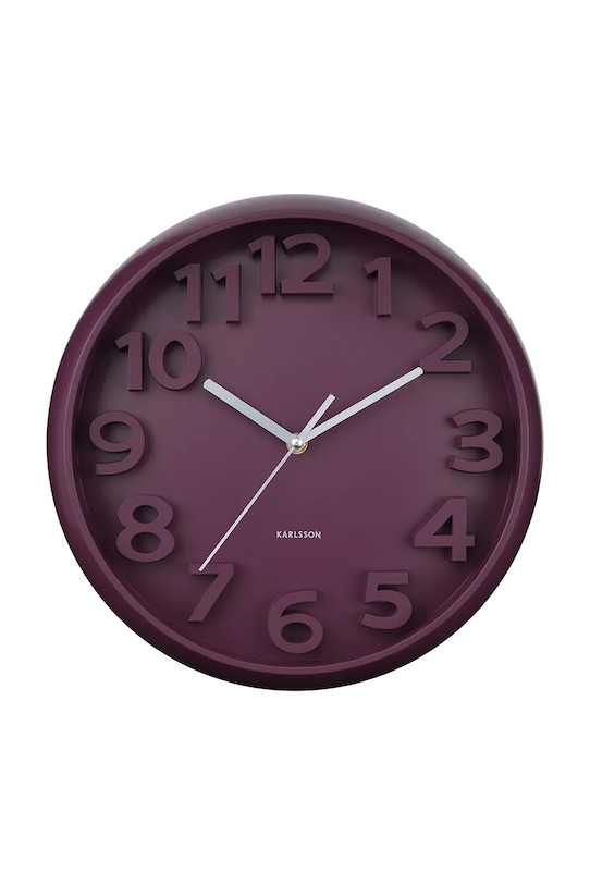 Karlsson ceas de perete Elevated Classic 33,5 cm violet KA6052PU
