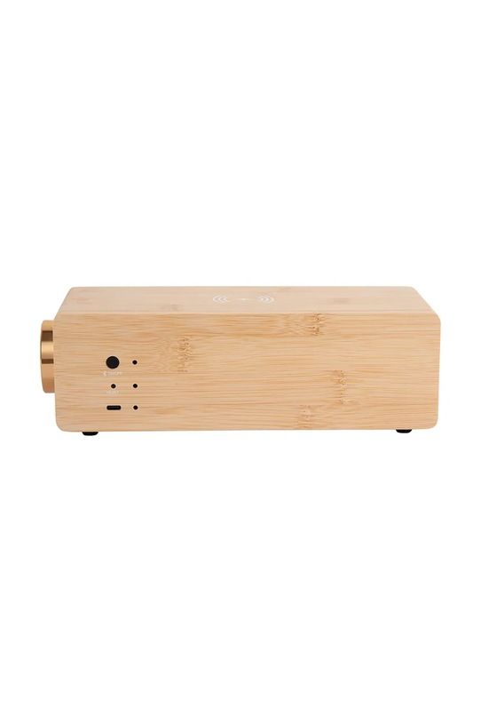 Karlsson budzik z ładowarką bezprzewodową i głośnikiem Bluetooth Classic BT speaker Radio KA6059WD beżowy AA00