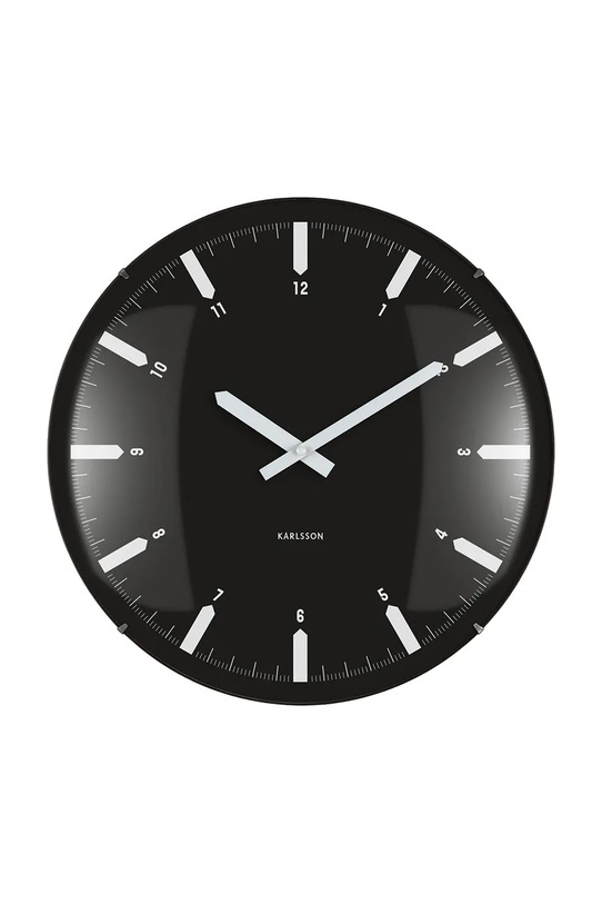 Karlsson zegar ścienny Realista Dome 35 cm czarny KA6086BK