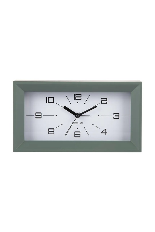 Karlsson sveglia Lujo Rectangle 20 x 11 x 5,5 cm verde KA6066GR