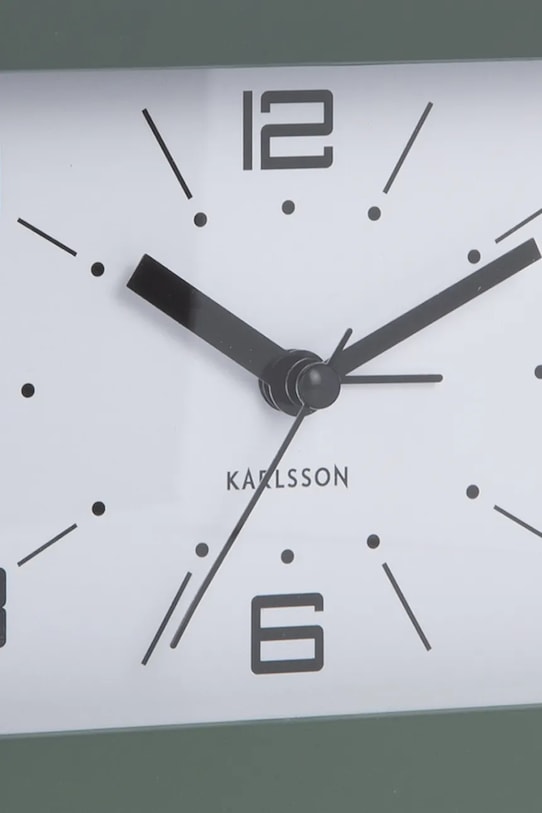 Salotto e camera Karlsson sveglia Lujo Rectangle 20 x 11 x 5,5 cm KA6066GR verde