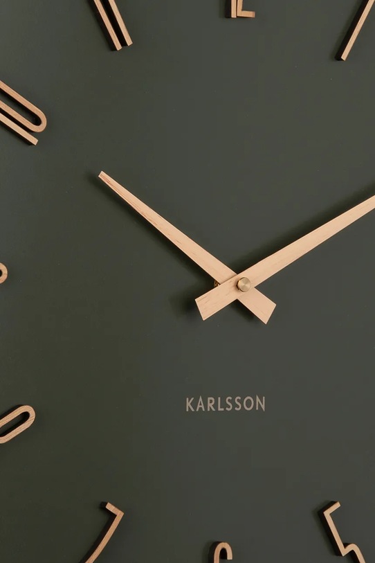 Living și dormitor Karlsson ceas de perete Esmerado 40 cm KA6072GR verde