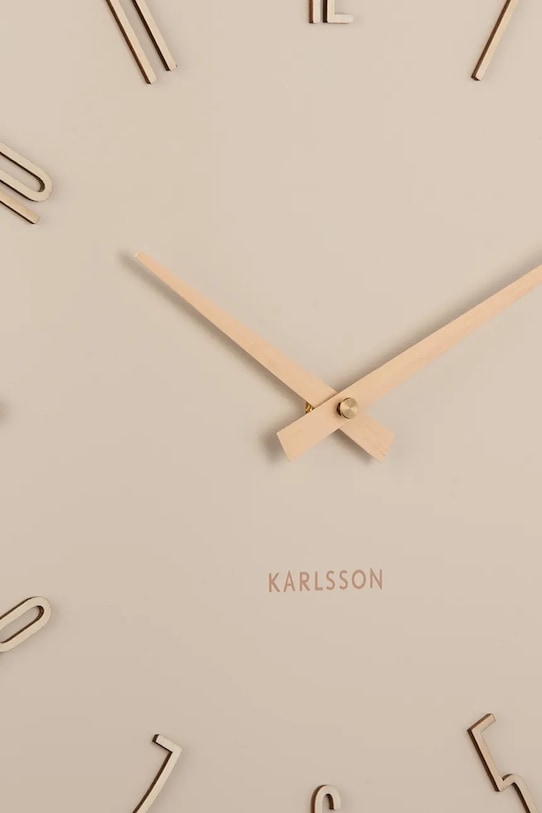 Salotto e camera Karlsson orologio da parete Esmerado 40 cm KA6072WH beige