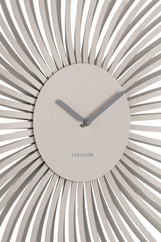 Salon i sypialnia Karlsson zegar ścienny Polo 48 cm KA6075WG beżowy
