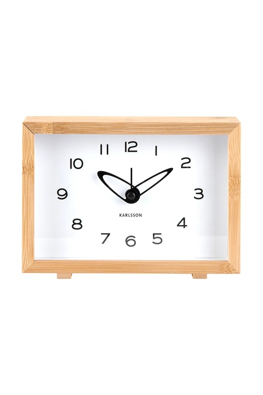 Будильник Karlsson Tipico 19 x 14 x 4,5 cm бежевий KA6034WH
