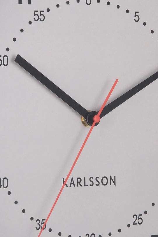 Salon i sypialnia Karlsson zegar ścienny Fresco 31,5 cm KA6038WG beżowy