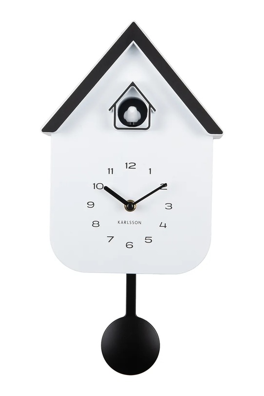 Karlsson zegar z kukułką Dupla 41,5 x 21,5 x 8,5 cm biały KA6081WH