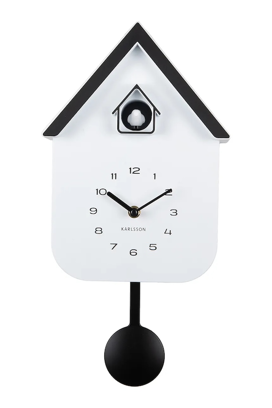 Karlsson zegar z kukułką Dupla 41,5 x 21,5 x 8,5 cm biały KA6081WH