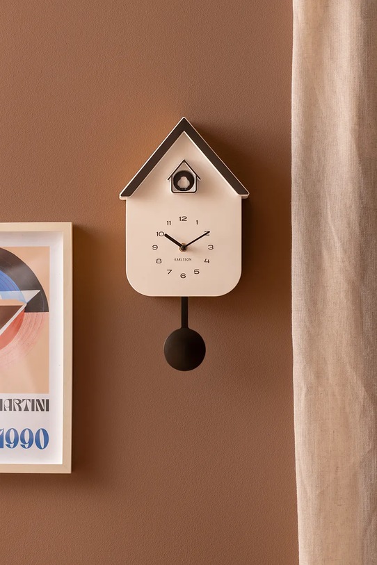 Karlsson zegar z kukułką Dupla 41,5 x 21,5 x 8,5 cm biały KA6081WH