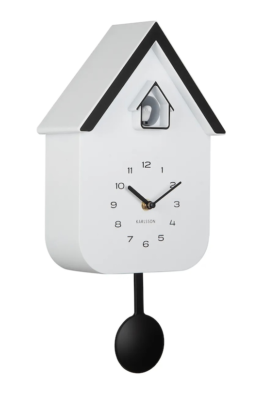 Karlsson zegar z kukułką Dupla 41,5 x 21,5 x 8,5 cm KA6081WH biały AA00