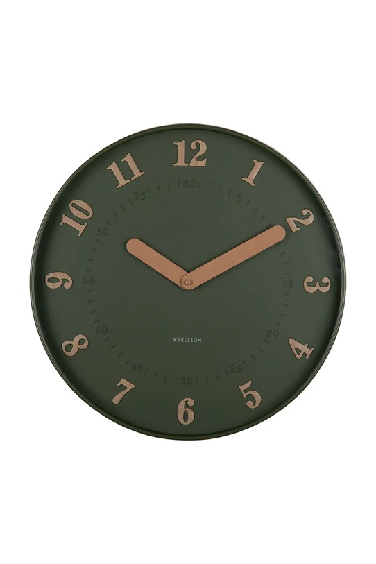 Karlsson zegar ścienny Amena 40 cm zielony KA6083GR
