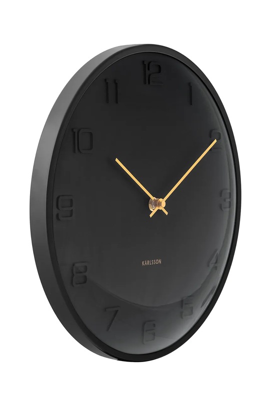 Karlsson zegar ścienny Fuerte Dome 30,5 cm KA6084BK czarny AA00