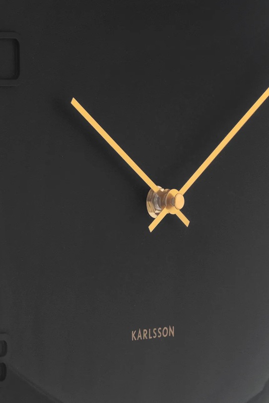 Salon i sypialnia Karlsson zegar ścienny Fuerte Dome 30,5 cm KA6084BK czarny