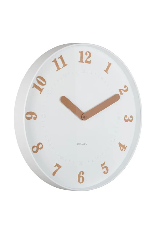 Nástenné hodiny Karlsson Amena 40 cm KA6083WH biela AA00