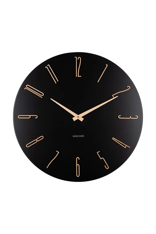Nástenné hodiny Karlsson Esmerado 40 cm čierna KA6073BK