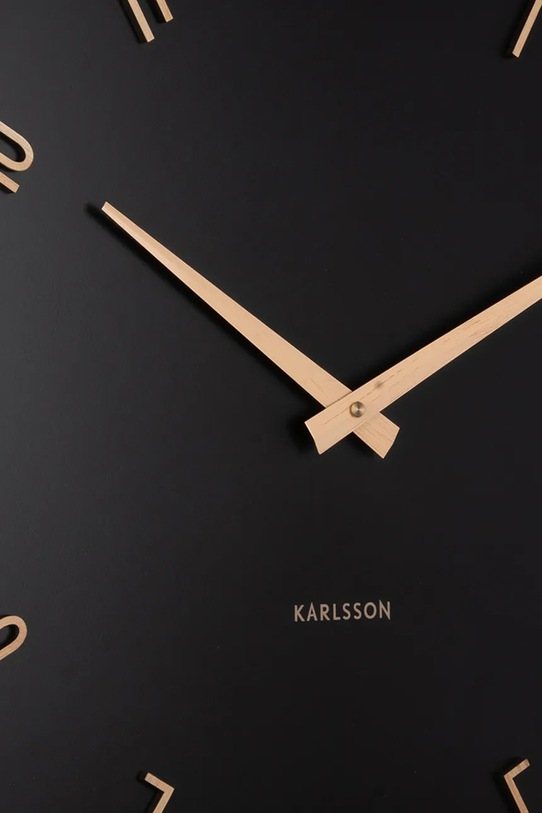 Вітальня та спальня Настінний годинник Karlsson Esmerado 40 cm KA6073BK чорний