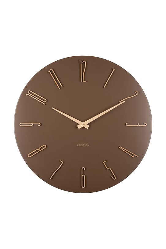 Karlsson zegar ścienny Esmerado 40 cm brązowy KA6073BR