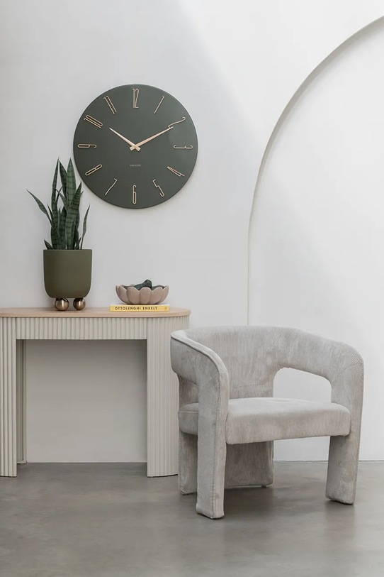 Настінний годинник Karlsson Esmerado 40 cm KA6073GR зелений