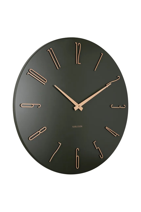 Настінний годинник Karlsson Esmerado 40 cm KA6073GR зелений AA00