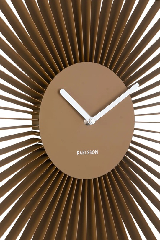 Salon i sypialnia Karlsson zegar ścienny Cascara 50 cm KA6074BR brązowy