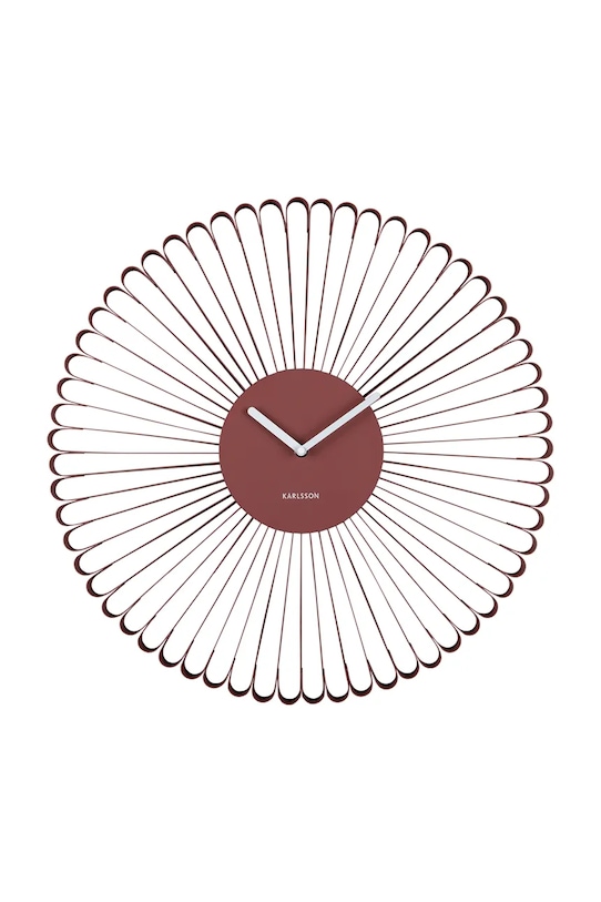 Karlsson ceas de perete Cascara 50 cm burgundia KA6074RD