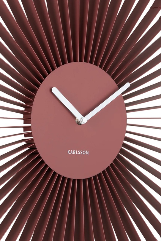 Living și dormitor Karlsson ceas de perete Cascara 50 cm KA6074RD burgundia