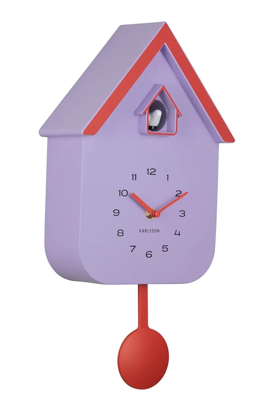 Karlsson orologio a cucu Dupla 41,5 x 21,5 x 8,5 cm KA6081PU violetto AA00