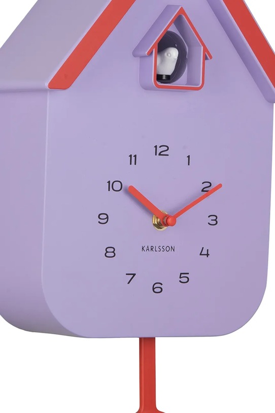 Salotto e camera Karlsson orologio a cucu Dupla 41,5 x 21,5 x 8,5 cm KA6081PU violetto