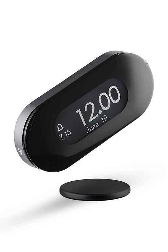 Salon i sypialnia Jacob Jensen budzik led 11,5 x 5,5 cm 34195.. czarny