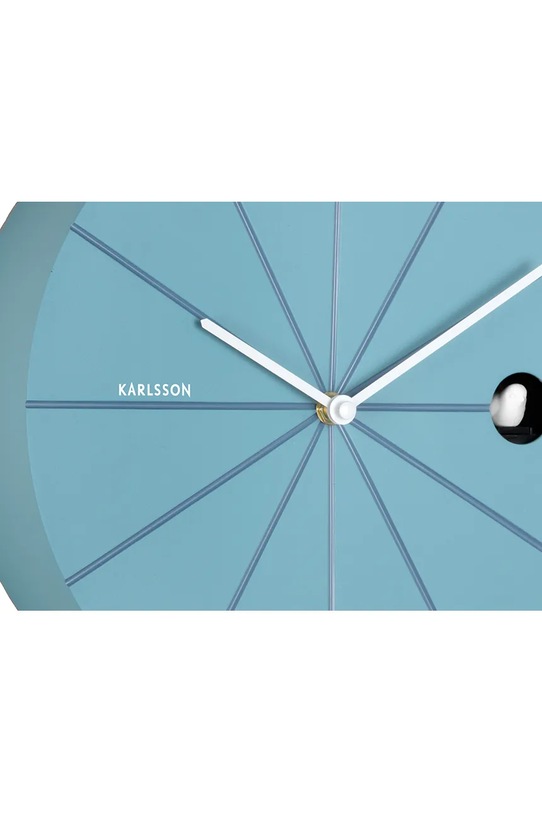 Salon i sypialnia Karlsson zegar ścienny z kukułką Destacado Cuckoo 28 cm KA6068BL niebieski