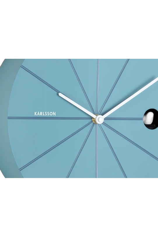 Salon i sypialnia Karlsson zegar ścienny z kukułką Destacado Cuckoo 28 cm KA6068BL niebieski