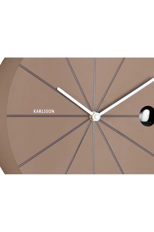 Salon i sypialnia Karlsson zegar ścienny z kukułką Destacado Cuckoo 28 cm KA6068BR brązowy