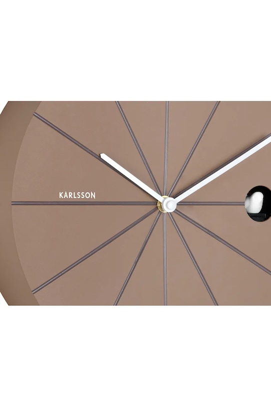 Salon i sypialnia Karlsson zegar ścienny z kukułką Destacado Cuckoo 28 cm KA6068BR brązowy