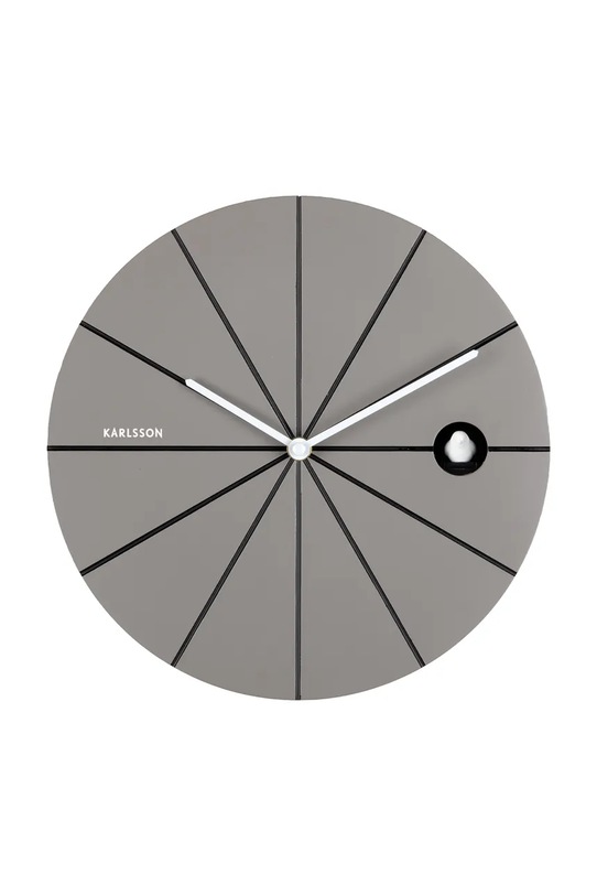 Karlsson zegar ścienny z kukułką Destacado Cuckoo 28 cm szary KA6068DG