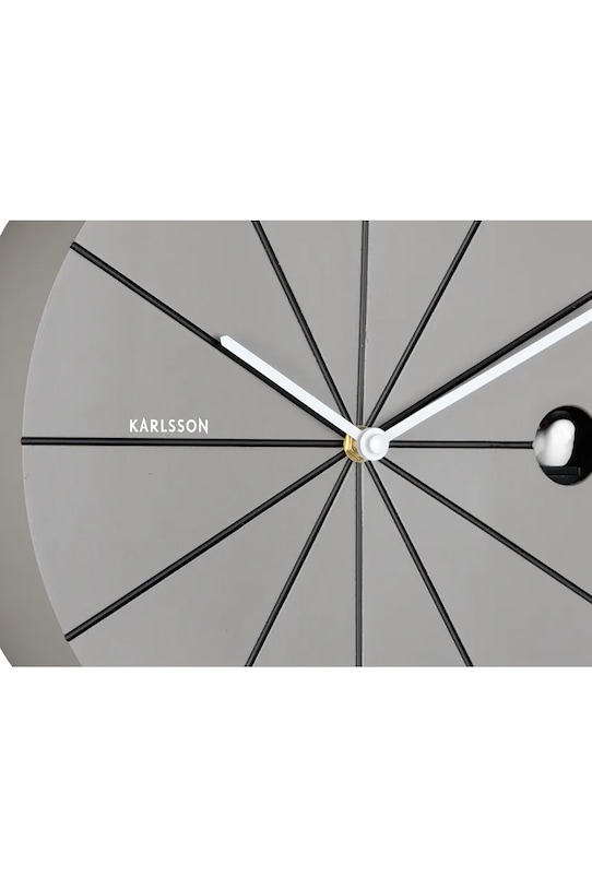 Salon i sypialnia Karlsson zegar ścienny z kukułką Destacado Cuckoo 28 cm KA6068DG szary