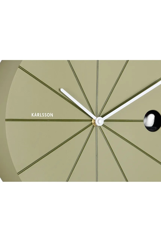 Salon i sypialnia Karlsson zegar ścienny z kukułką Destacado Cuckoo 28 cm KA6068GR zielony