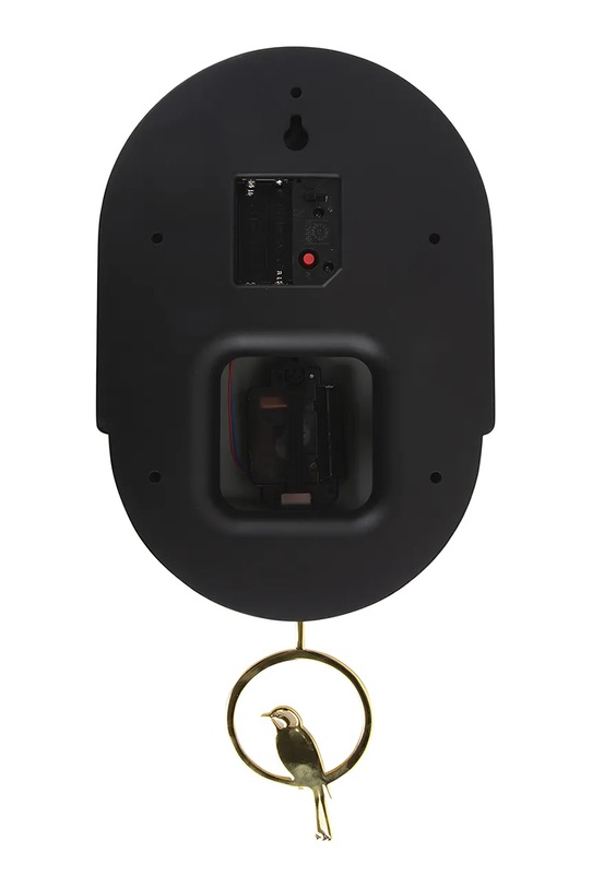 Salon i sypialnia Karlsson zegar ścienny z kukułką Tweet 42 cm KA6069GR zielony