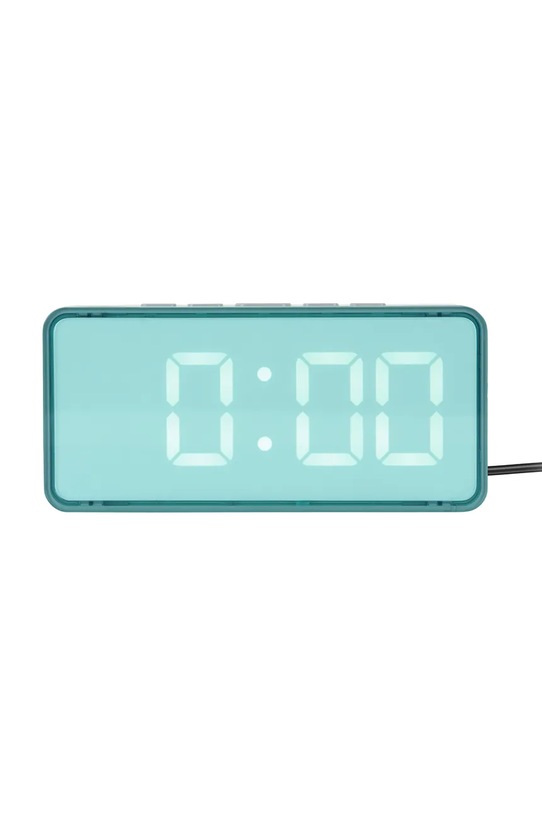 Karlsson sveglia a led Audaz 14 x 6,5 x 2,8 cm turchese KA6040BL