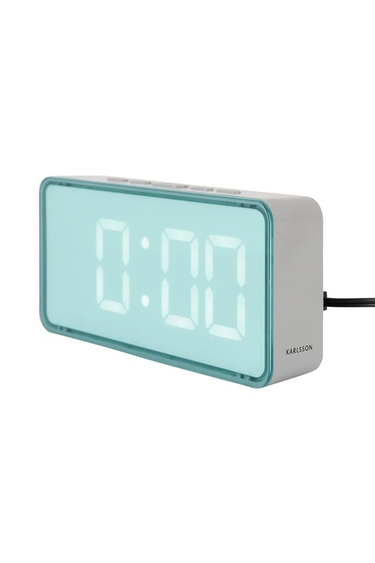 Karlsson sveglia a led Audaz 14 x 6,5 x 2,8 cm KA6040BL turchese AA00