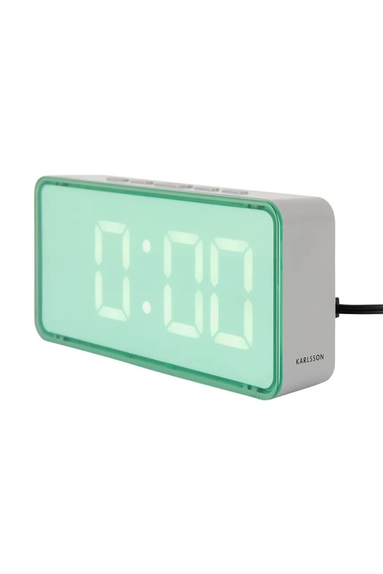 Karlsson sveglia a led Audaz 14 x 6,5 x 2,8 cm KA6040GR verde AA00