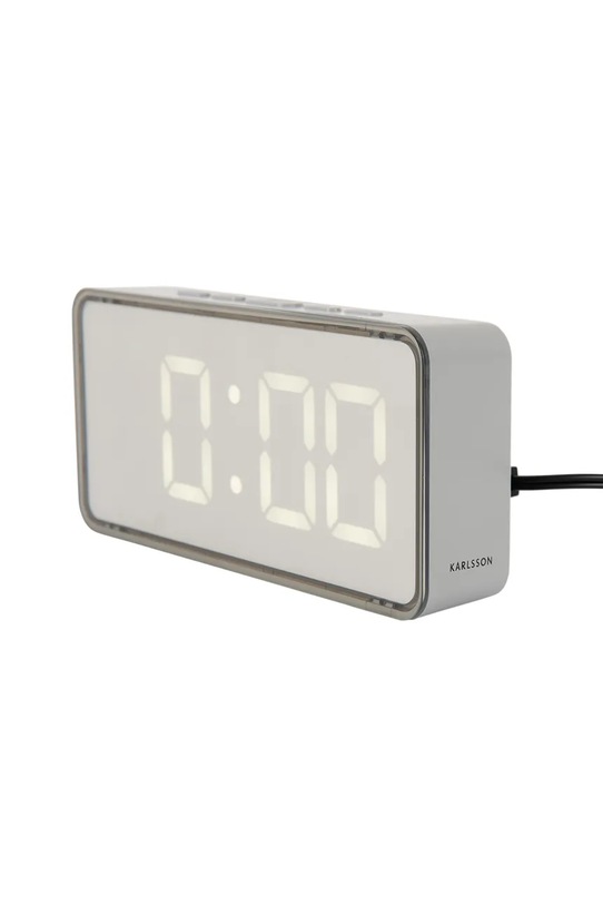 Karlsson sveglia a led Audaz 14 x 6,5 x 2,8 cm KA6040GY grigio AA00