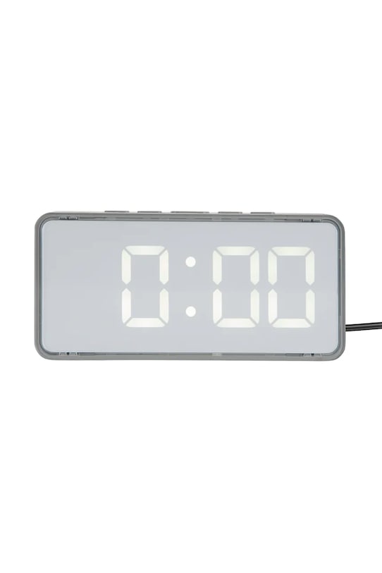 Karlsson sveglia a led Audaz 14 x 6,5 x 2,8 cm bianco KA6040WH