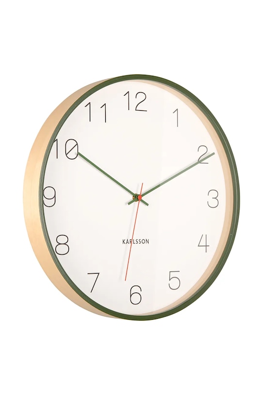 Karlsson ceas de perete din lemn KA5926GR verde AA00