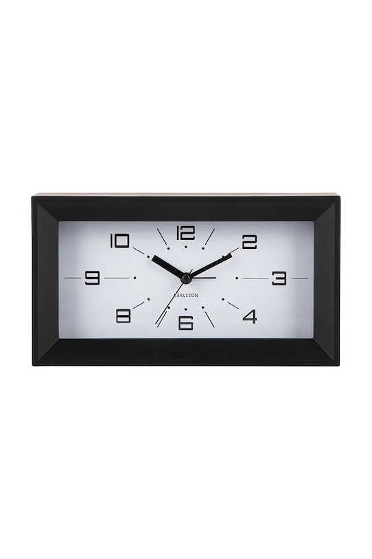 Karlsson budzik stołowy z tworzywa sztucznego czarny KA6066BK