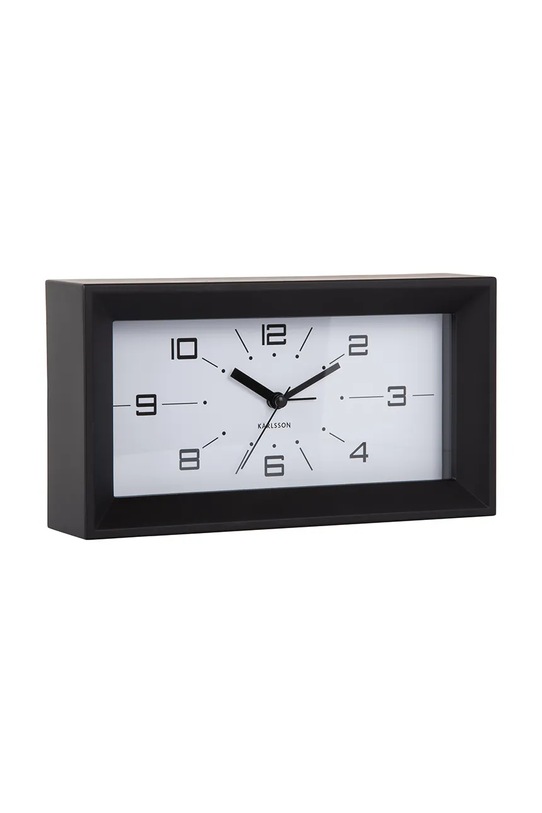 Karlsson budzik stołowy z tworzywa sztucznego KA6066BK czarny AA00